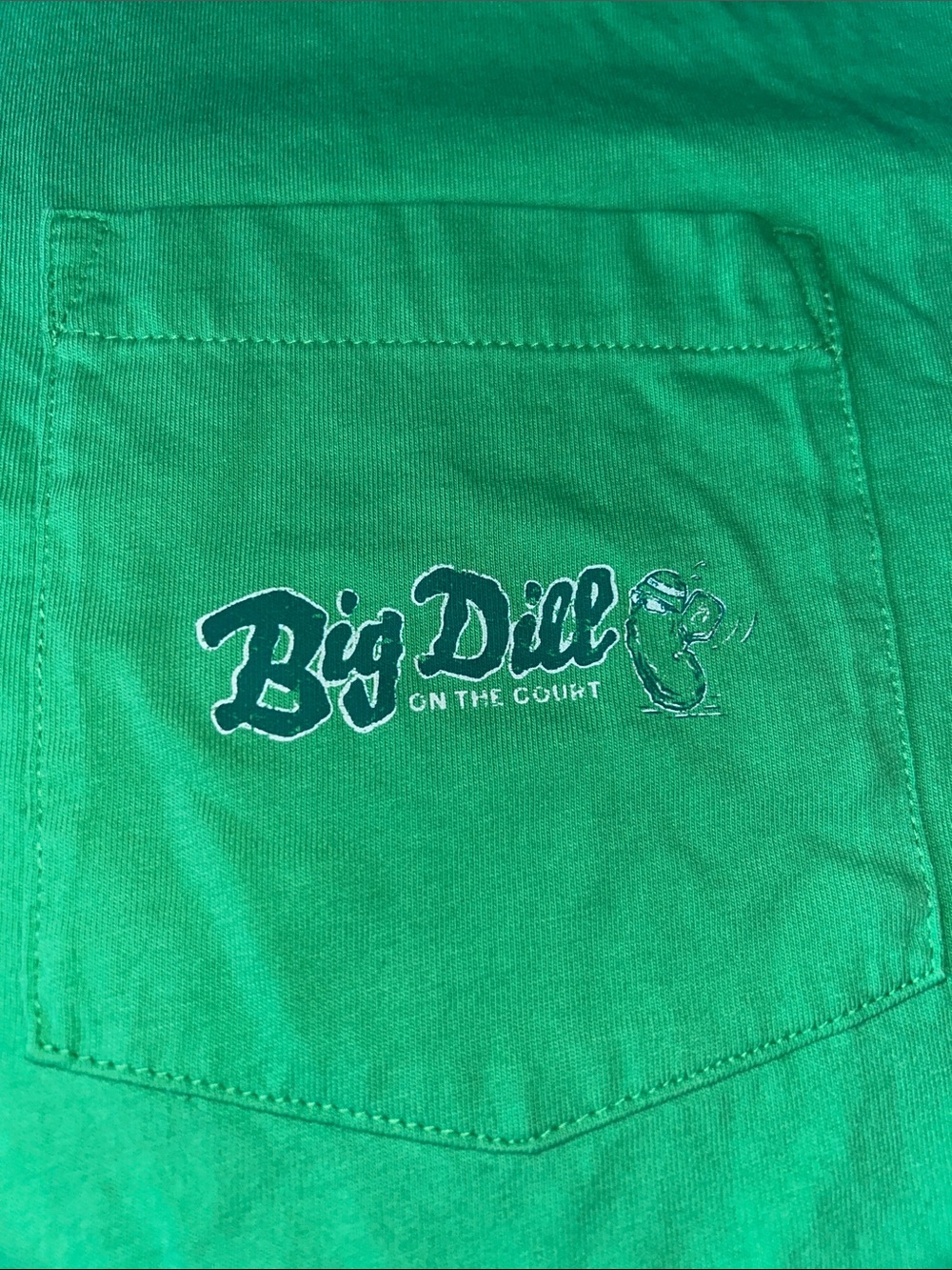 Vineyard Vine “Big Deal” Pocket Pickle Ball Soft Graphic Mens XL Green Casual T